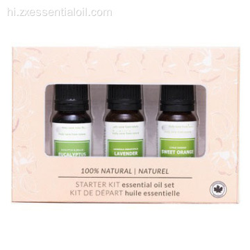 OEM top 3 Therapeutic Grade essential oil  set